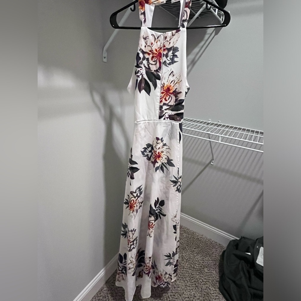 White Floral Dress